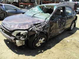 2001 HONDA CIVIC EX PURPLE 4DR 1.7L VTEC AT A15256